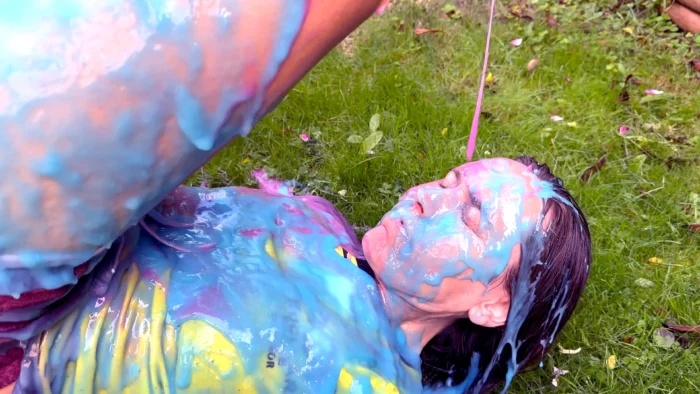 A Welly Boot Gunging - Sploshing Wam Fun - WAMGIRLX - MP4