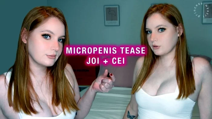 Micropenis Tease Joi + Cei - WYSTRI / PRINCESS WYSTRI - MP4