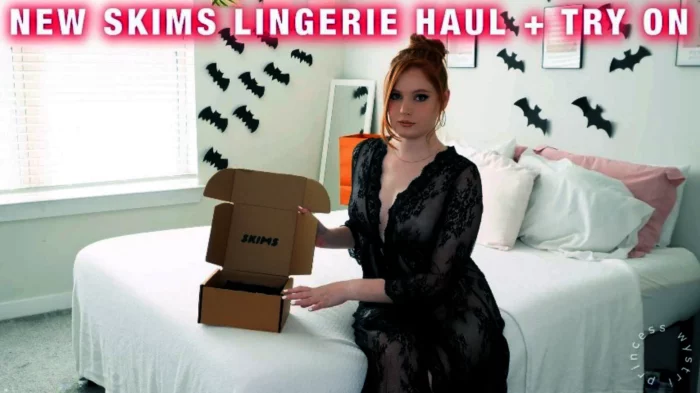 New Skims Lingerie Haul + Try On - WYSTRI / PRINCESS WYSTRI - MP4