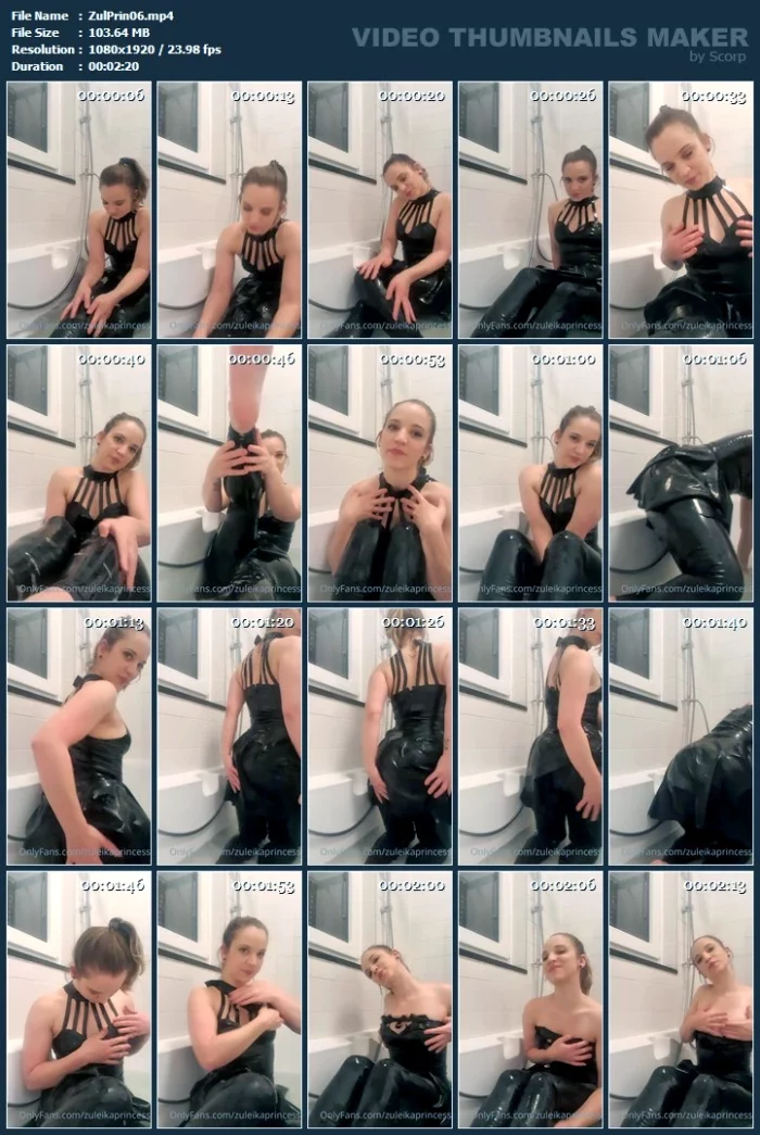 Getting Into The Tub In A Full Outfit And With My Feet Sore From Dancing - ZULEIKA PRINCESS / KINKY PRINCESS Z - MP4