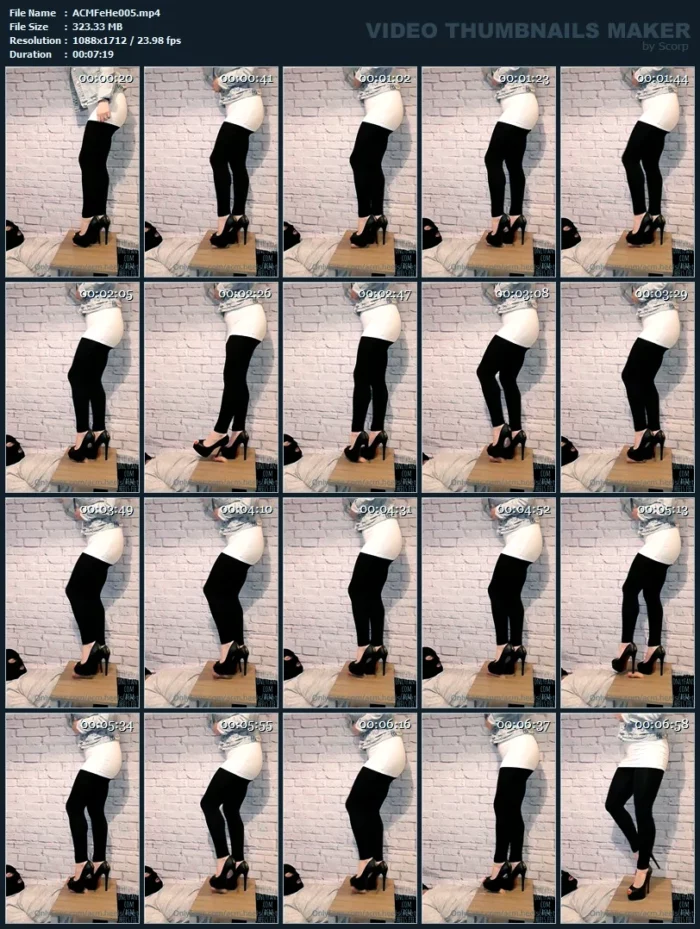 My Heels Needed Cleaning So Best Thing To Use For The Job Is His Cock And Tongue! - ACM FEET & HEELS - MP4