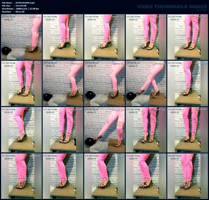 Camo Heels Have That Cock To Attention - ACM FEET & HEELS - MP4