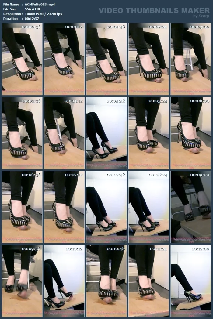 The Feeling Of That Cock Under My Shoe Is Sooooo Good! - ACM FEET & HEELS - MP4