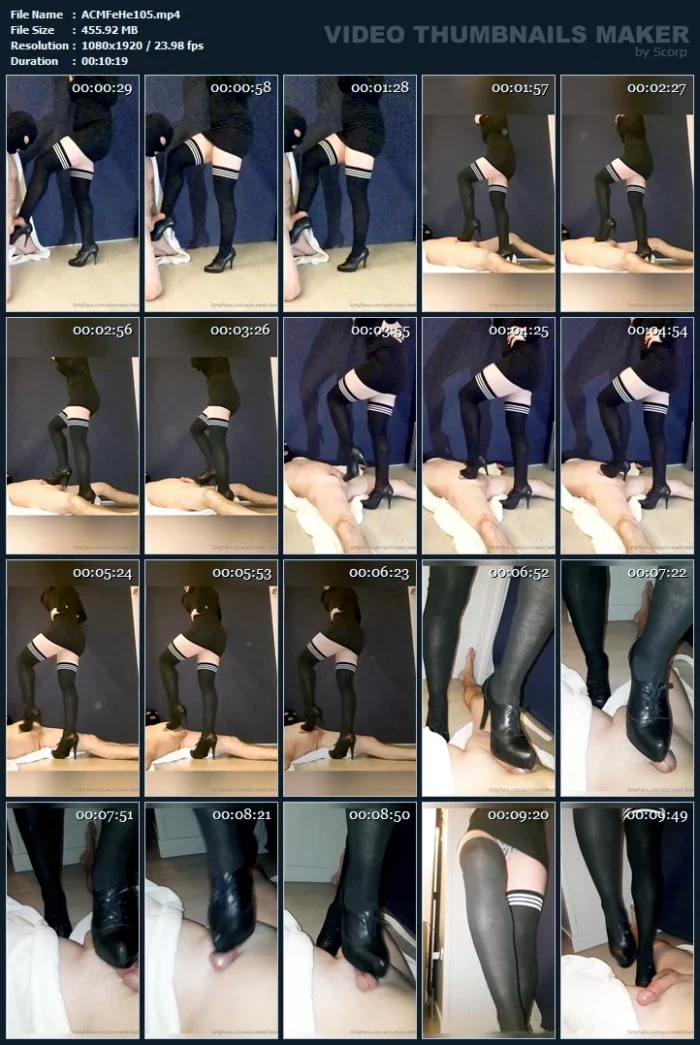 I Tricked Him Into Taking Out And Showing Me His Pathetic Small Cock - ACM FEET & HEELS - MP4