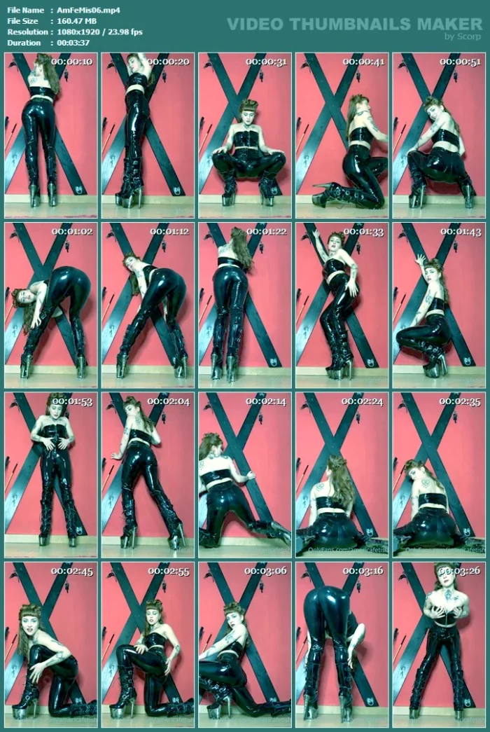 You Adore Me In My Shiny Outfit - AMERICA FETISH MISTRESS BDSM - MP4
