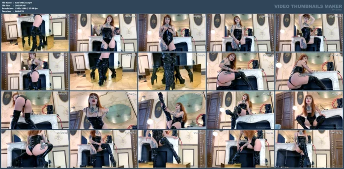 Don't Tell Me To Please Have Mercy... I Know How To Deal With Fetish Minds Like Yours - AMERICA FETISH MISTRESS BDSM - MP4