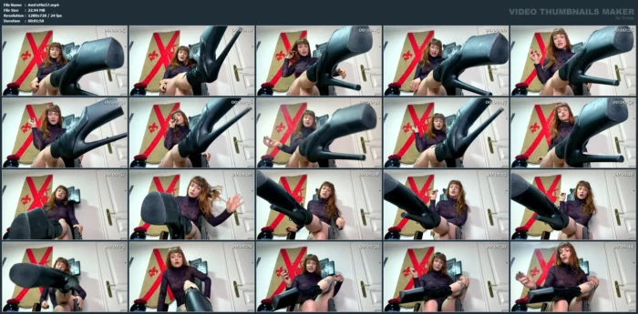 POV - Mental Domination, SPH Worship, Smoking - AMERICA FETISH MISTRESS BDSM - MP4