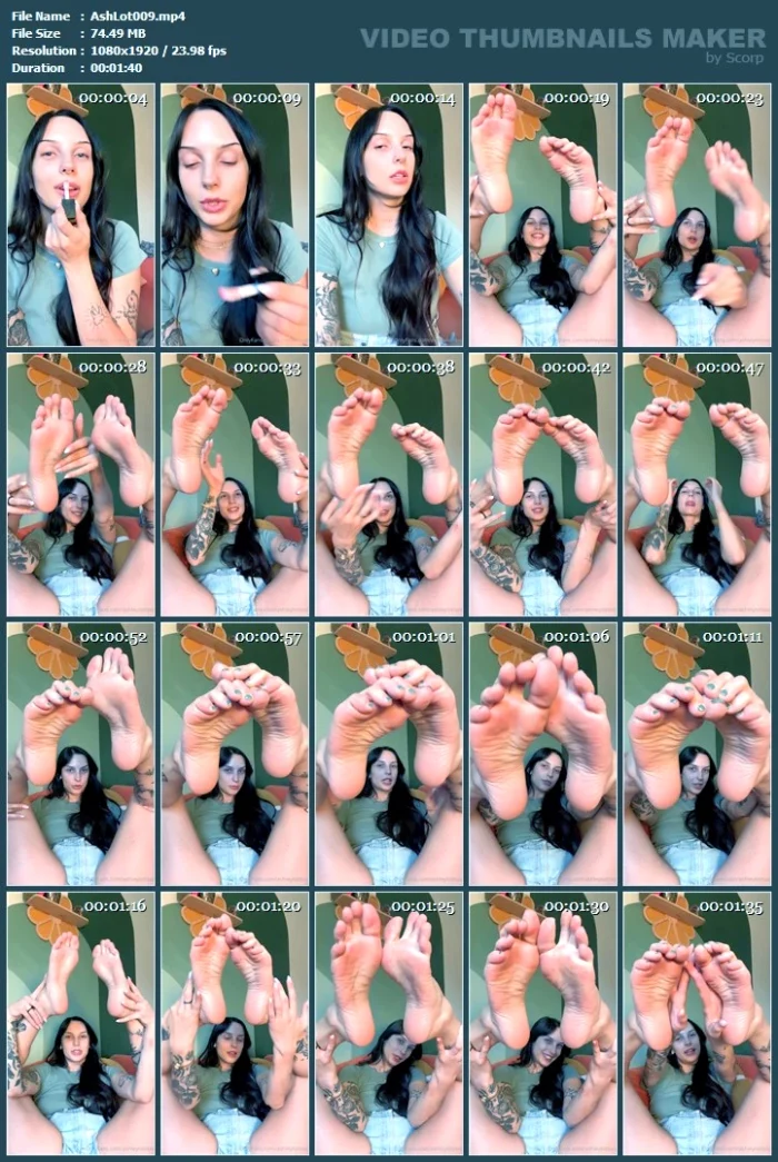 Could You Focus On My Announcement While I Was Showing Off My Feet? - ASHLEY LOTTS - MP4