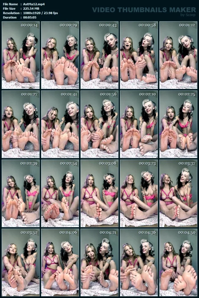 Encourage You To Jerk It To Our Oily Soles - ASTRID MAE / SADGIRLASTRID - MP4
