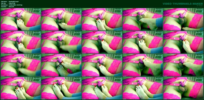  Chastity Foot Tease - AURORA ASPEN - MP4