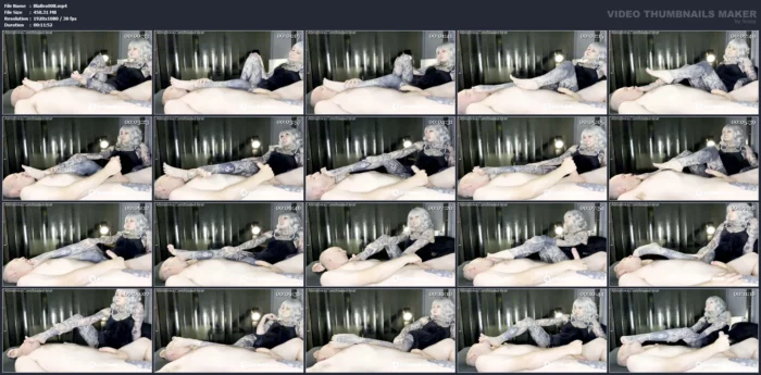 Barefoot Slave Training - MISTRESS MERCY RAGE / BLAZED BRAT - MP4