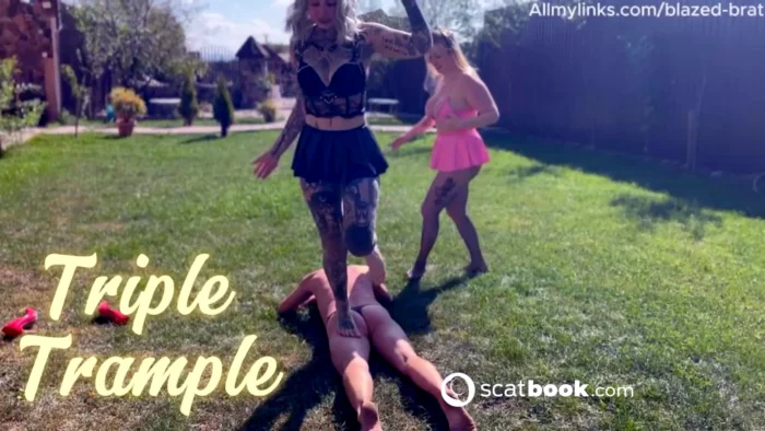 Triple Trample - MISTRESS MERCY RAGE / BLAZED BRAT - MP4