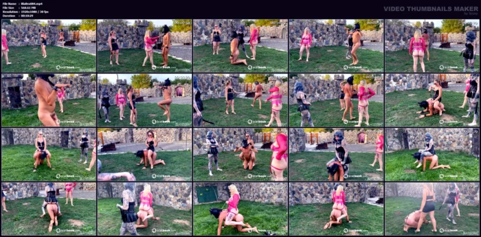 Pony Training At Dfc - MISTRESS MERCY RAGE / BLAZED BRAT - MP4