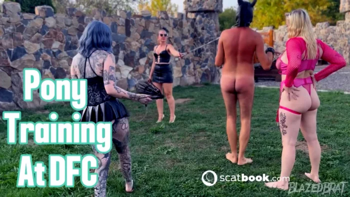 Pony Training At Dfc - MISTRESS MERCY RAGE / BLAZED BRAT - MP4