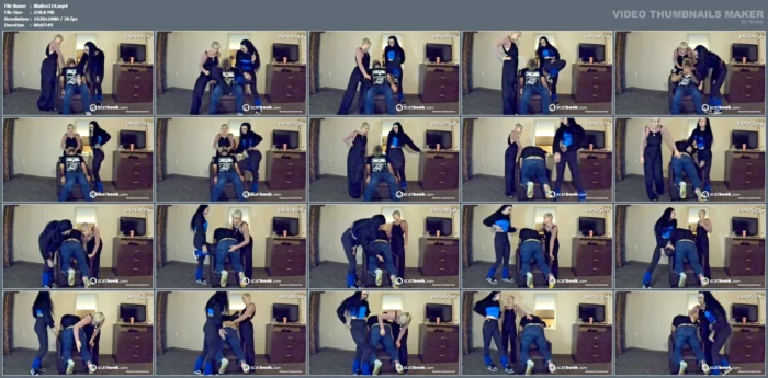 Ballbusting & Wedgies, Duo Domme - MISTRESS MERCY RAGE / BLAZED BRAT - MP4