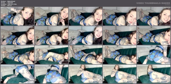 Bratty Ass Worship & JOI - MISTRESS MERCY RAGE / BLAZED BRAT - MP4
