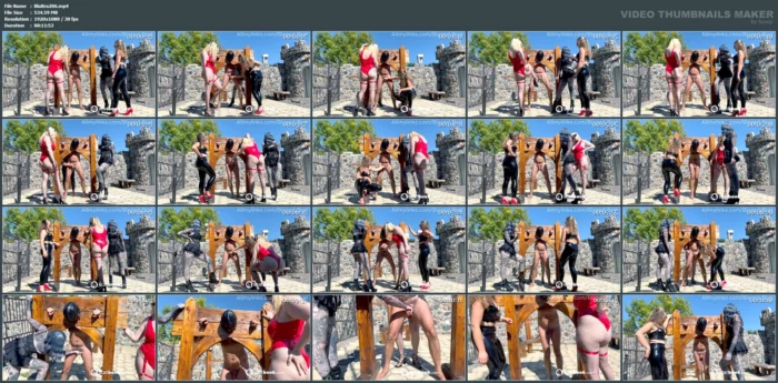 CBT, Ballbusting, Edging On Stock - MISTRESS MERCY RAGE / BLAZED BRAT - MP4