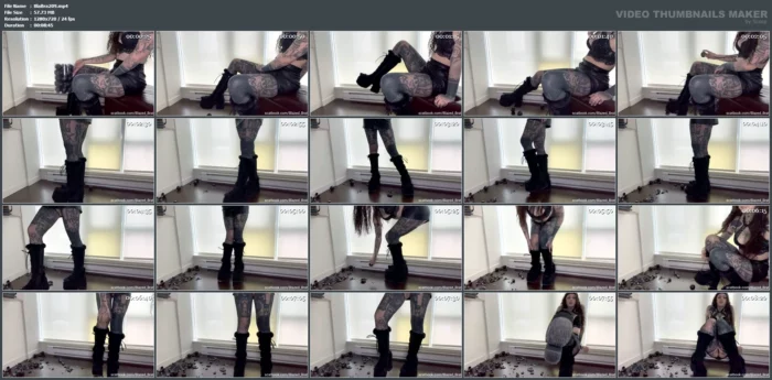 POV Ballbusting Roleplay - MISTRESS MERCY RAGE / BLAZED BRAT - MP4