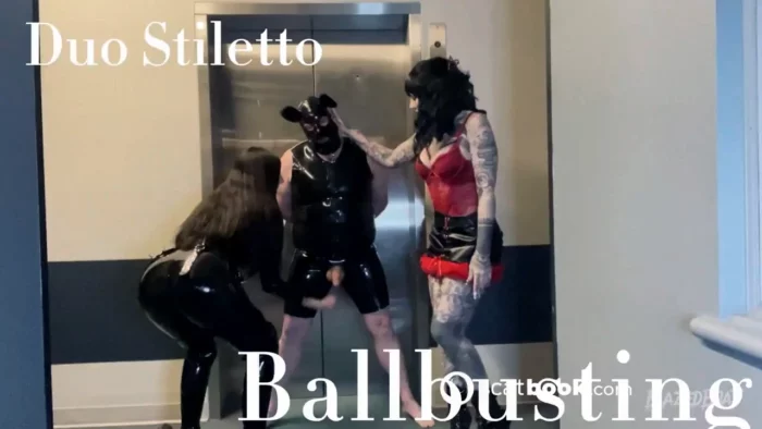 Duo Domme Ballbusting With Lilith Blair In Stiletto Heels - MISTRESS MERCY RAGE / BLAZED BRAT - MP4