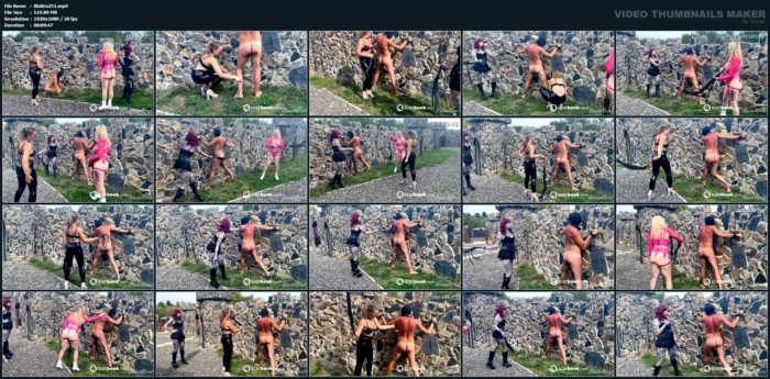 Chained Cuffed & Flogged - MISTRESS MERCY RAGE / BLAZED BRAT - MP4