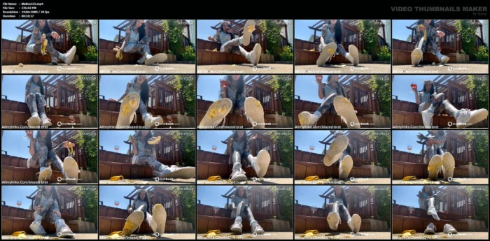 Bruised Backyard Bananas - MISTRESS MERCY RAGE / BLAZED BRAT - MP4