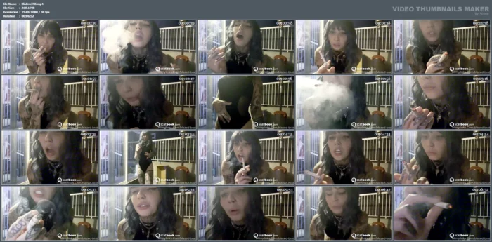 Human Ashtray POV - MISTRESS MERCY RAGE / BLAZED BRAT - MP4