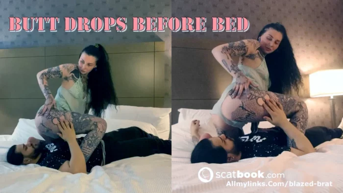 Butt Drops Before Bed Mirrored Version - MISTRESS MERCY RAGE / BLAZED BRAT - MP4