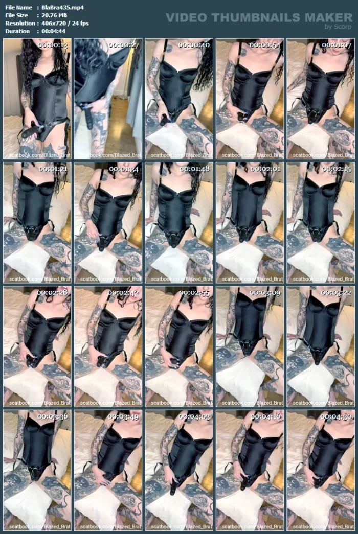I'm Wearing A Strap-On With My Lingerie & Telling You How I Want To Use It On You - MISTRESS MERCY RAGE / BLAZED BRAT - MP4