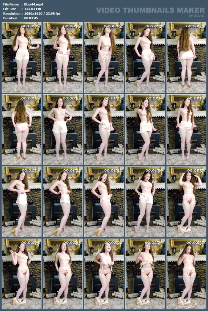 Knickers Strip Tease - BEATRIX - MP4