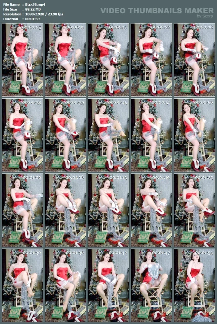 On The Fourth Day Of Bea's Naughty List, Pervy Genie Phill Receives Satin Gloves - BEATRIX - MP4