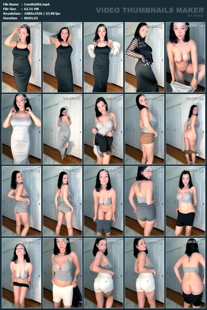 Try-On Clothing Haul - CAMI RAE / CAMICUTESOLES - MP4