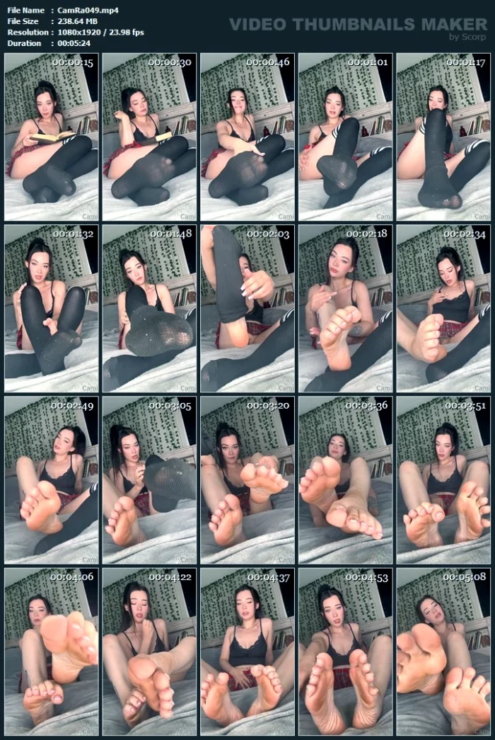 You Came Over To Study But I Kept Catching You Staring At My Feet - CAMI RAE / CAMICUTESOLES - MP4