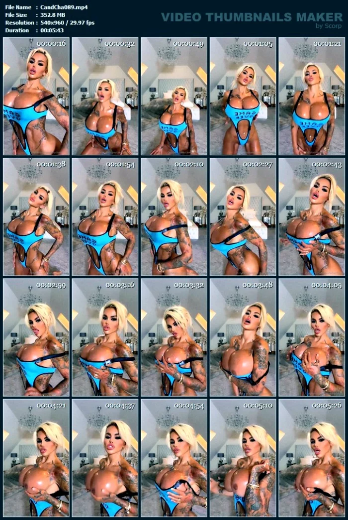 Oily Tease - CANDY CHARMS - MP4