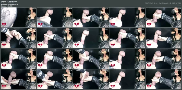 Milking Table Blowjob With Feedback. Double Cumshot In The Mouth Of The Gothic Mistress - CLOSE UP EXTREME - MP4