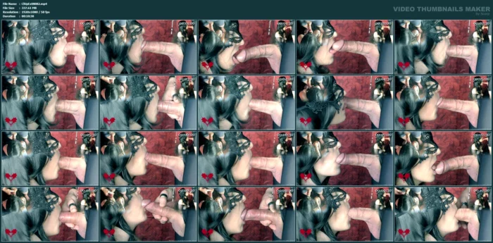 Not A Drop Of Sperm Misses During The Tender And Freehand Blowjob Of The Mistress - CLOSE UP EXTREME - MP4