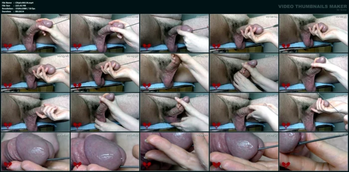 Sounding Session With Super Close Up Of The Glans - CLOSE UP EXTREME - MP4