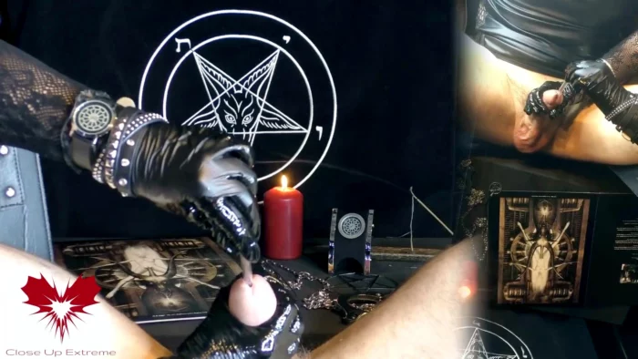 Sperm Extraction With A Tipple Straw. Latex Gloves And Wristwatch. In The Style Of Watchesandnails - CLOSE UP EXTREME - MP4