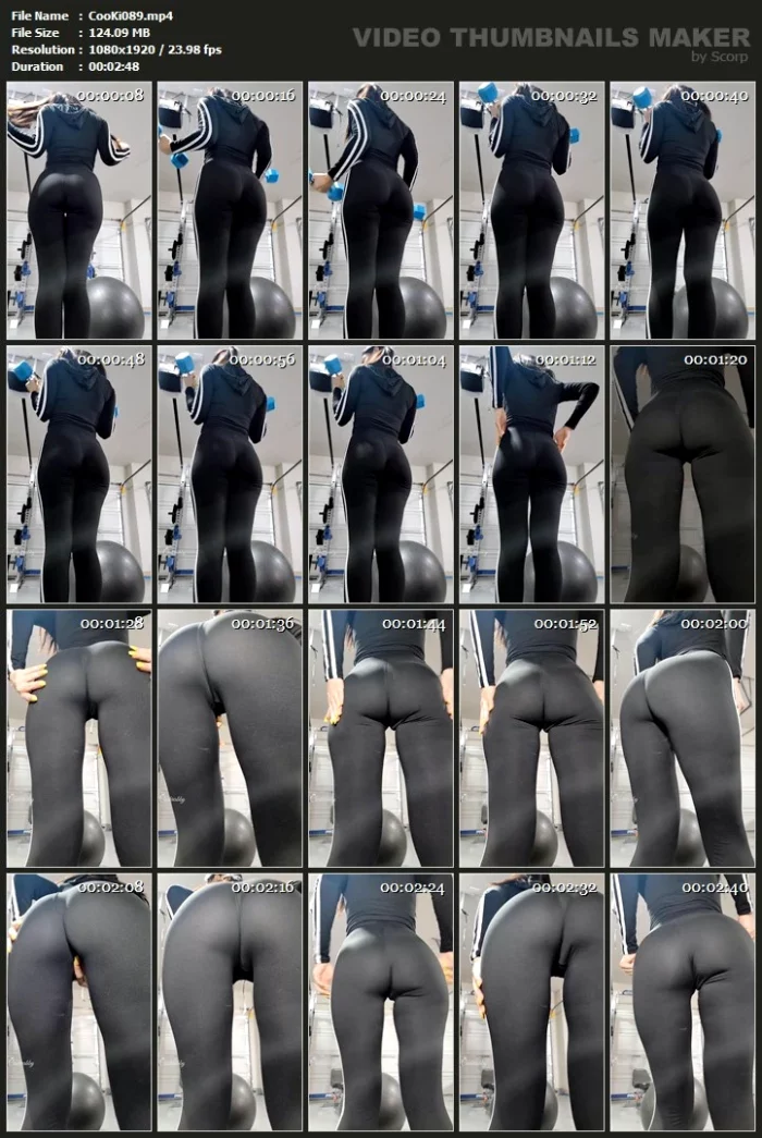 How Badly Do You Wish To Be Squished By My Sexy Gym Ass - COOKIES / GODDESS COOKIES - MP4