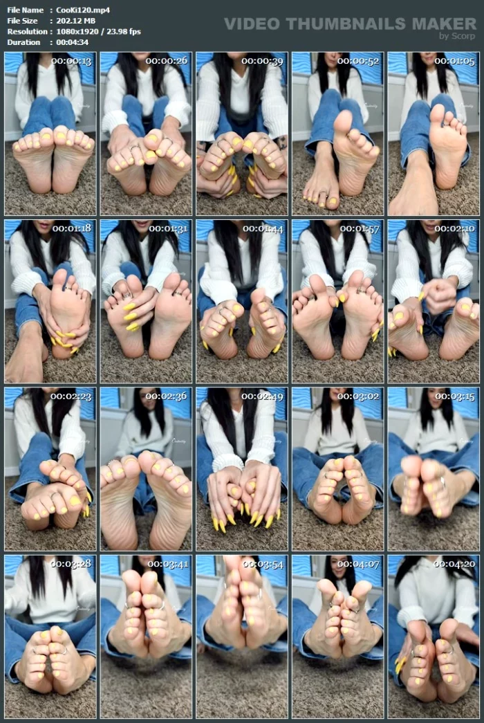 I Love When When I Get A New Pedicure And Make You Hard - COOKIES / GODDESS COOKIES - MP4