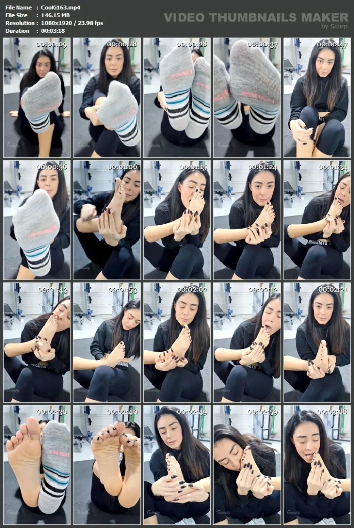 My Feet Need Cleaning After A Nice Workout - COOKIES / GODDESS COOKIES - MP4