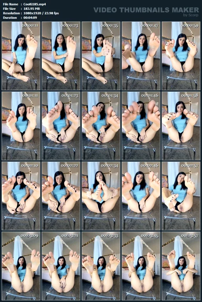 Seduced By My Soles - COOKIES / GODDESS COOKIES - MP4