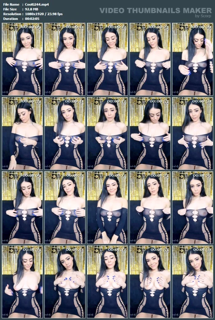 Wouldn't You Like To Help Peel This Dress Off Of Me And Taste My Nipples? - COOKIES / GODDESS COOKIES - MP4