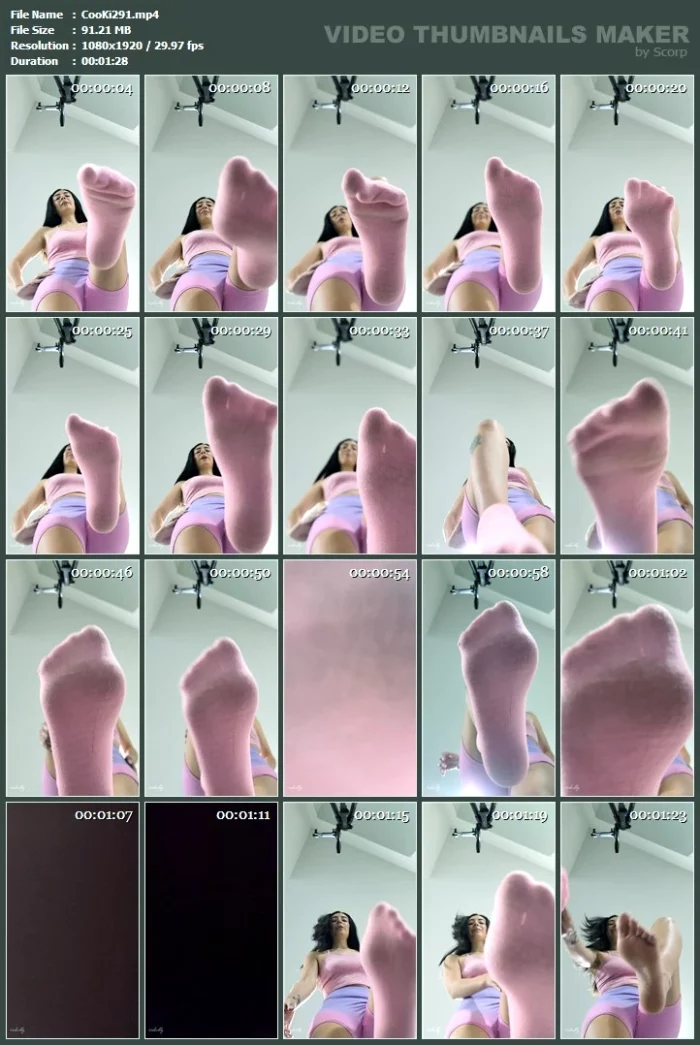 It'd Be So Fun To Step On You With My Stinky Socks - COOKIES / GODDESS COOKIES - MP4