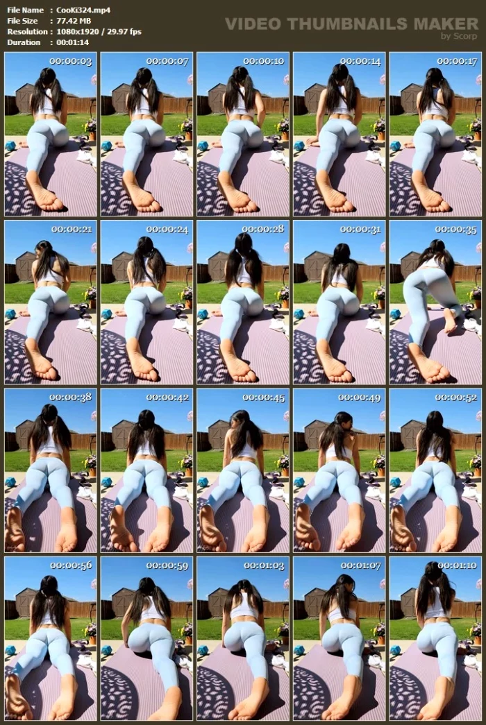 You'd Probably Get Hard Looking At My Sweaty Feet - COOKIES / GODDESS COOKIES - MP4