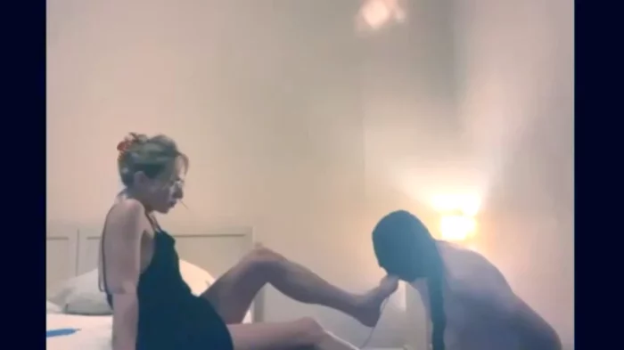He Worships My Feet And Get Spanked - CZECH LADIES - MP4
