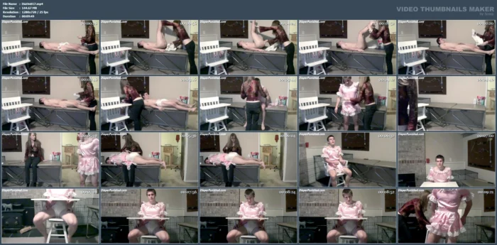 Bobby - Diaper Change, Maid Uniform - DIAPEREDONLINE - MP4