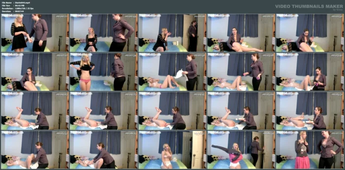 Mandie & Adriana - Butt Plug, Spanking & Diaper - DIAPEREDONLINE - MP4