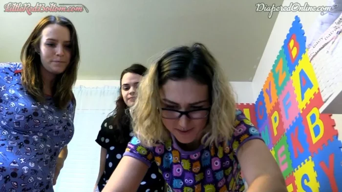 Picky, Alisha & Red - POV Peeper Diapered - DIAPEREDONLINE - MP4
