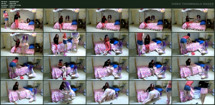 Stephanie, Bunny & Picky - Caught In Diaper Punishment - DIAPEREDONLINE - MP4