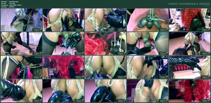 Queen Dominatrix Frida Tortures Her Tranny With Anal Play And Ball Weights - DOMINATRIX FRIDA QUEEN OF DOMINATION - MP4